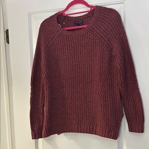 American Eagle Outfitters Maroon Sweater